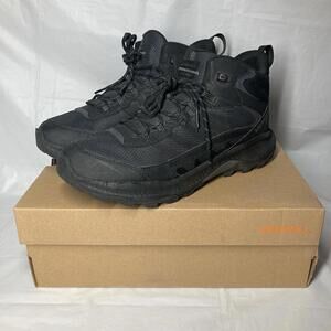 Men’s Size 12 Merrell Moab 3 Prime Mid Waterproof Gore-Tex Black Hiking Shoes